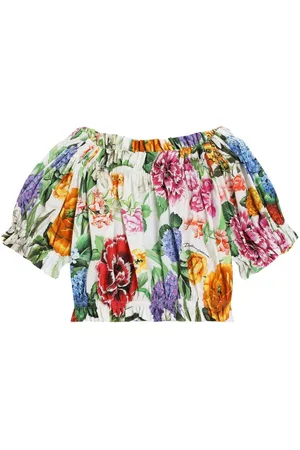 Dolce & Gabbana Bluse mit Blumen-Print