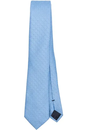 Emporio Armani Seidenkrawatte mit Jacquardmuster