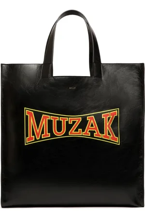 Bally X DJ Leo Tote Bag mit Mas Muzak-Print