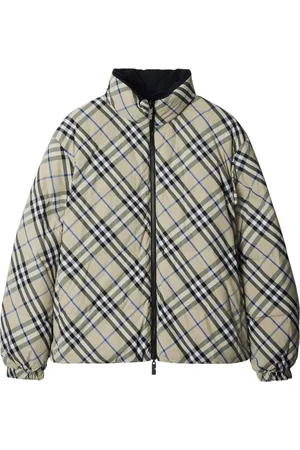 Burberry Reversible Check Snowdon Steppjacke