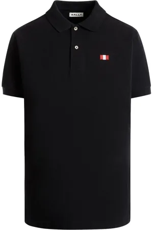 Bally Poloshirt mit Flaggenstickerei