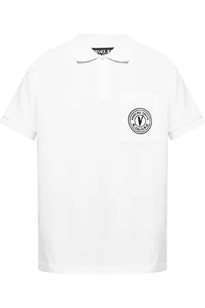 VERSACE Poloshirt mit Logo-Stickerei