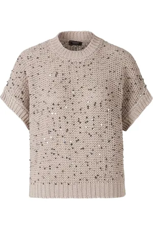 PESERICO SIGN Jersey-Oberteil mit Pailletten