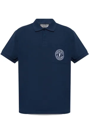 VERSACE Poloshirt mit Logo-Stickerei