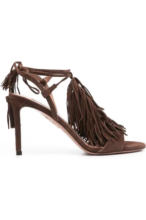 Aquazzura Sandalen mit Fransen 85mm
