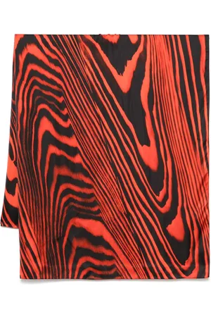DAVID KOMA Schal mit Zebra-Print