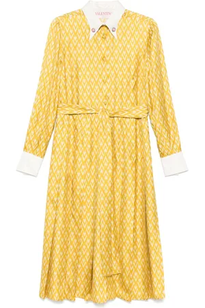 VALENTINO GARAVANI Midikleid mit Toute La V-Print