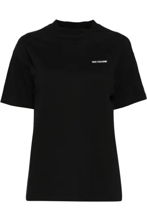 We11 Done T-Shirt mit Logo-Stickerei