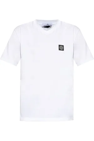 Stone Island T-Shirt aus Baumwolljersey