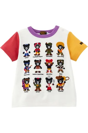 Miki House T-Shirt mit Teddy-Motiv