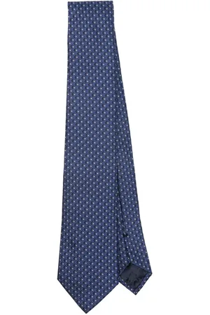 Emporio Armani Seidenkrawatte mit Jacquardmuster