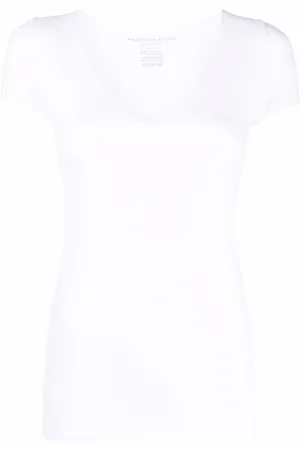 Majestic T-Shirt mit V-Ausschnitt