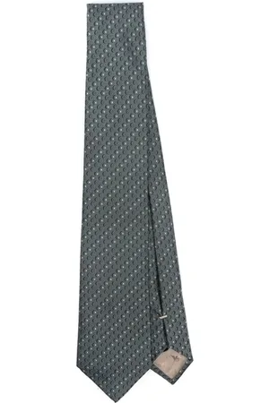 Emporio Armani Seidenkrawatte mit Jacquardmuster