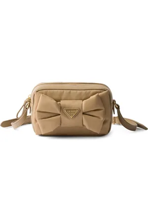 Prada Mini Re-Nylon Schultertasche mit Schleife