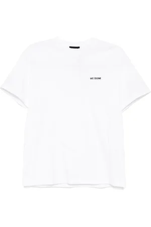 We11 Done T-Shirt mit Logo-Stickerei