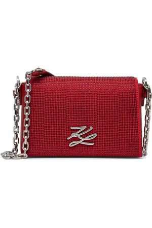 Karl Lagerfeld Kreuz mit Logo-Schild