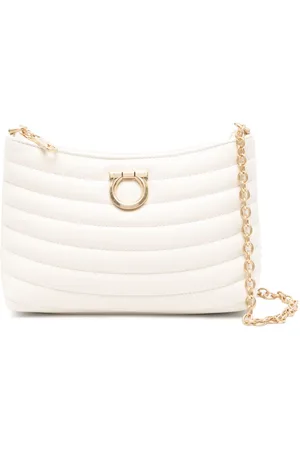 Salvatore Ferragamo Schultertasche mit Gancini-Schild