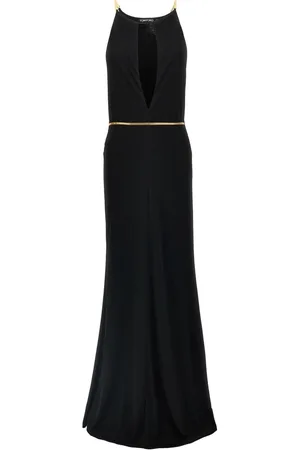 Tom Ford Abendkleid mit Fischgrätenmuster