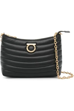 Salvatore Ferragamo Schultertasche mit Gancini-Schild