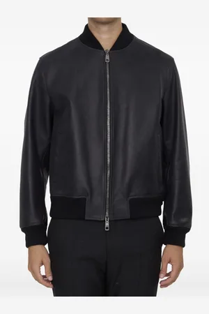 Dolce & Gabbana Lederjacke mit Reißverschluss