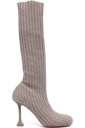 Amina Muaddi Veneda Stiefel 95mm