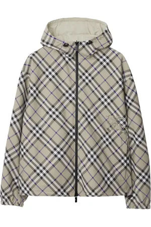 Burberry Wendbare Kapuzenjacke mit Karo