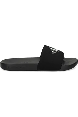 Calvin Klein Pantoletten mit Logo-Print