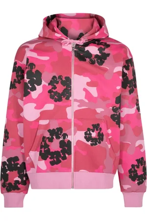 DENIM TEARS Pink Camo Hoodie