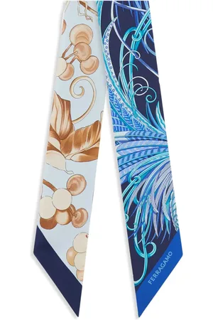 Salvatore Ferragamo Halstuch mit Animal-Print