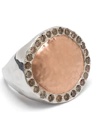 ROSA MARIA Siegelring aus Sterlingsilber mit Diamant