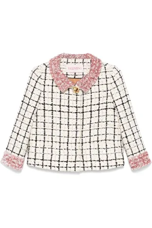 VALENTINO GARAVANI Tweed-Jacke mit Karomuster