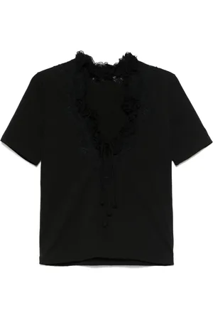 ERMANNO SCERVINO T-Shirt mit Rüschenborten