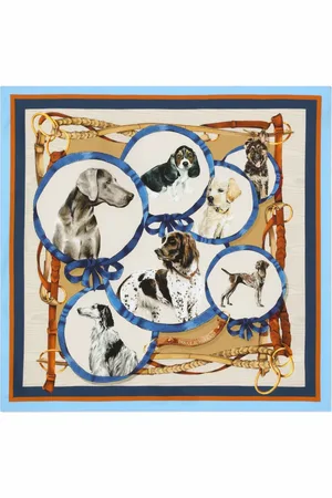 Dolce & Gabbana Schal mit Hunde-Print