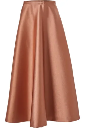 Carolina Herrera Ausgestellter Duchesse-Midirock