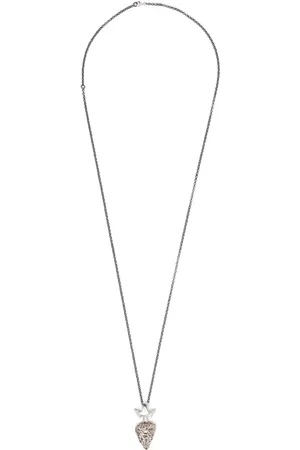 ROSA MARIA Sterlingsilber-Halskette mit Diamant-Anhänger