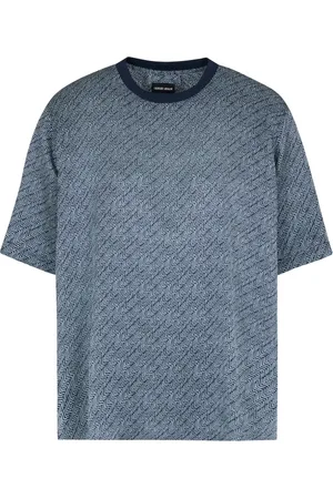 Giorgio Armani T-Shirt mit Zickzackmuster