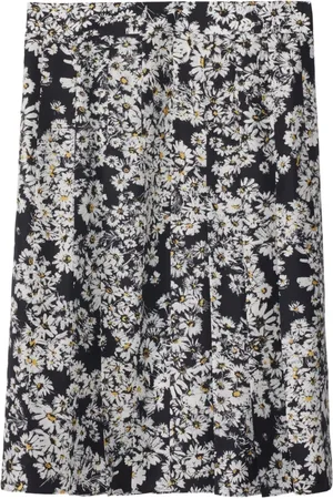 Burberry Faltenrock mit Blumenmuster