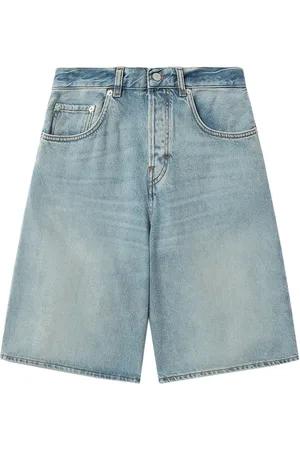 haikure Jeans-Shorts mit weitem Bein
