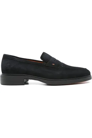 santoni Loafer aus Wildleder