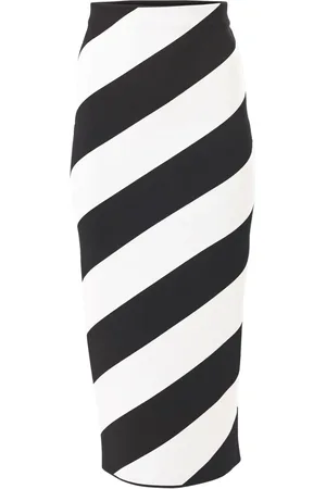 Carolina Herrera Gestreifter Bleistiftrock