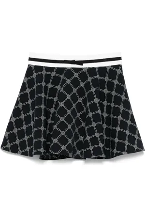 Elisabetta Franchi Rock mit Logo-Print