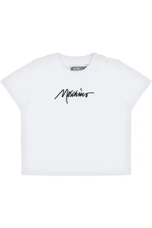Moschino T-Shirt mit Logo-Stickerei