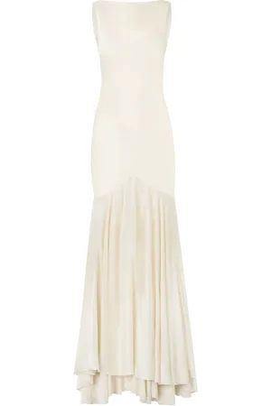 Nina Ricci Maxikleid mit Satin-Finish
