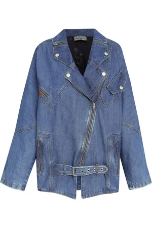 AMAPÔ Bikerjacke im Jeans-Look