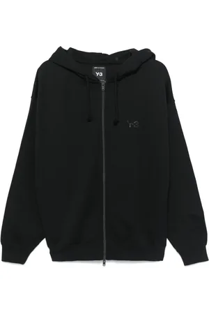 Y-3 Kapuzenjacke mit Reißverschluss