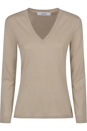 Max Mara Oberteil mit V-Ausschnitt