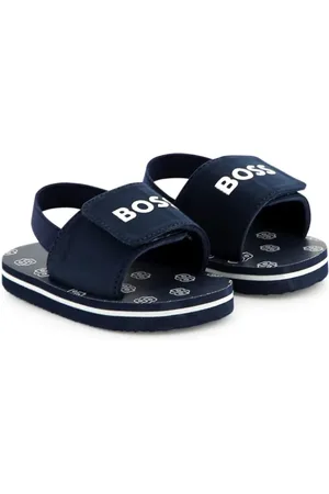HUGO BOSS Sandalen mit Logo-Print