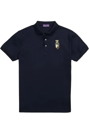 Ralph Lauren Poloshirt mit Polo Bear-Stickerei