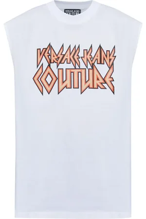 VERSACE Trägershirt mit Logo-Print