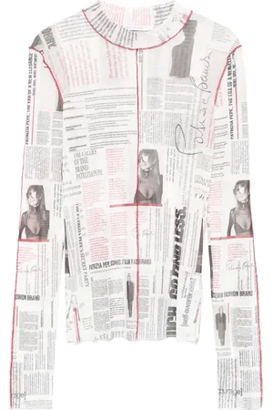 Patrizia Pepe Oberteil mit Manifesto-Print